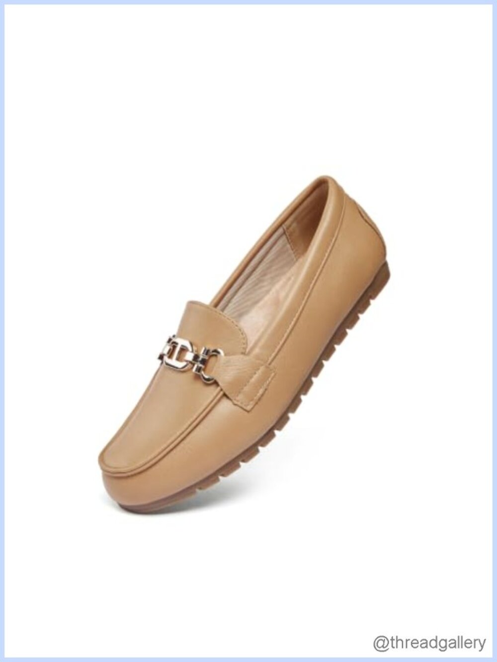Penny Loafers Women Slip-On Cushioned Arch Support Work Flats